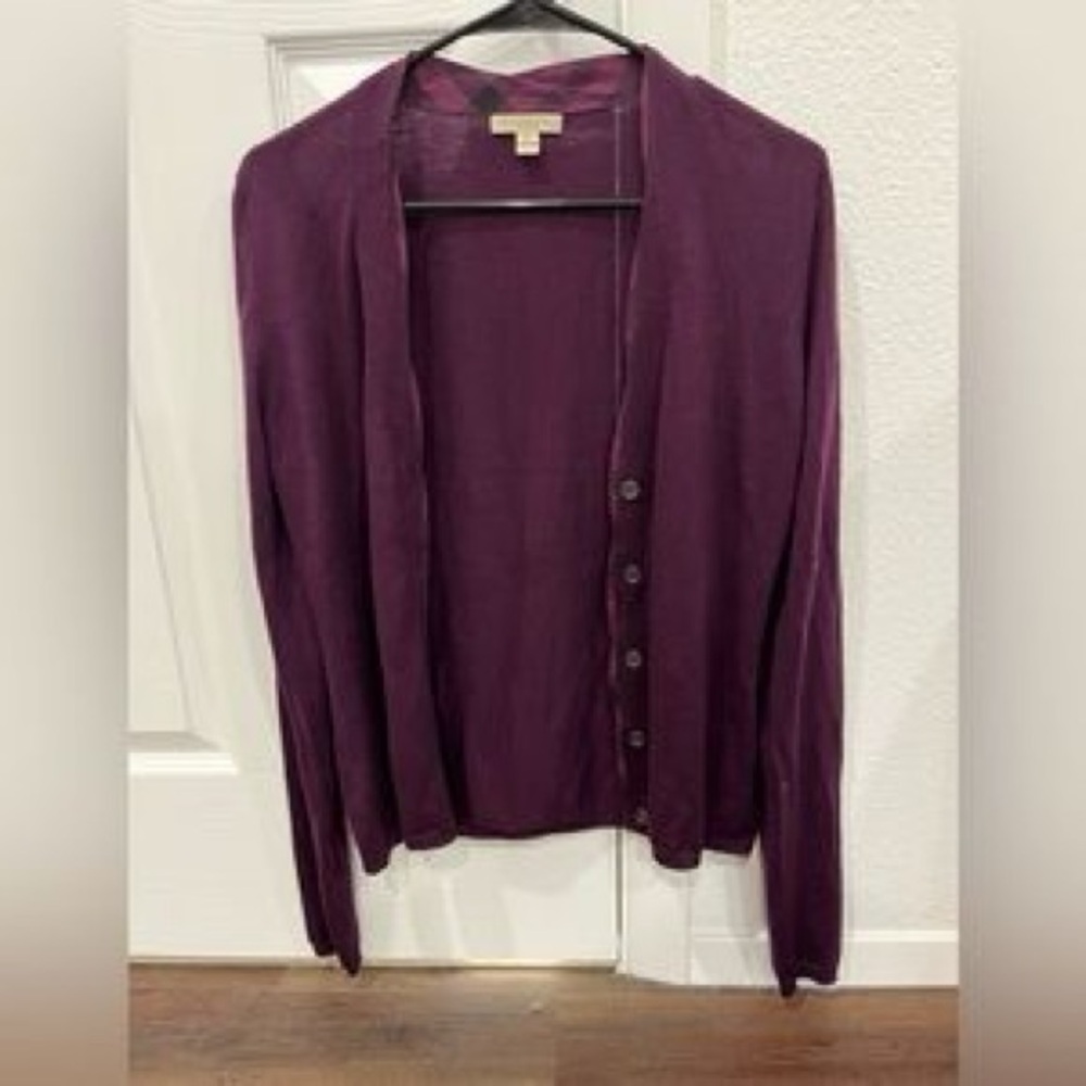 Burberry Britt Merino Wool Cardigan - Picture 7 of 9